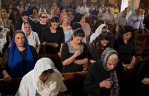 Coptic Christians Bury Slain Members Coptic Christians