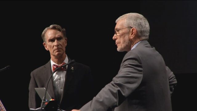 Climate: Ken Ham and Bill Nye during a debate