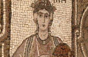 Archaeologists Discover Mosaic Honoring Ancient Female Church Donor mosaic that honors a female church donor.