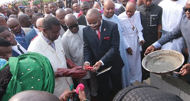 Adeboye Lays Akwa Ibom Worship Center Foundation