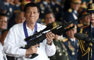 Philippines president Rodrigo Duterte mocks God Philippines president Rodrigo Duterte