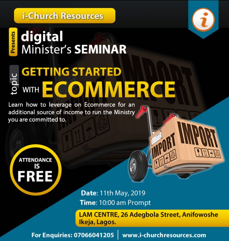 FREE Ecommerce Seminar For Ministers<br />
<b>Deprecated</b>:  strip_tags(): Passing null to parameter #1 ($string) of type string is deprecated in <b>/home/naijago/public_html/wp-content/themes/Newsmag/loop-archive.php</b> on line <b>49</b><br />
