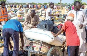 Bishop David Oyedepo Distributes Relief Materials to IDPs bishop oyedepo