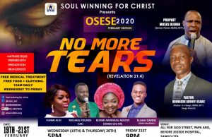 Bunmi Omije Ojumi, Elijah Daniel and Other Ministers Set To Officiate At The Crusade Organized By Prophet Olurin oseese