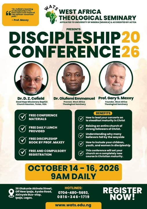 WATS Discipleship Conference 2026